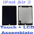 LCD + Touch Assemblato per iPad 2 Air Nero Grado A+ A1566