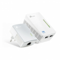 Kit 2 powerline WiFi 2.4 GHz AV600 2+1 porte LAN TL-WPA4220