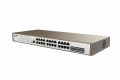 ProFi Switch 24 port Gigabit PoE + 4 SFP 410W - IP-COM