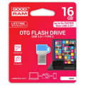 GoodRAM 16GB USB 3.0 + type C DUALDRIVE con cappuccio blu