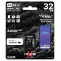 microSD IRDM by GOODRAM 32GB UHS I U3 A2 + adapter