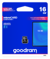 Micro SD card GoodRAM 16GB class 10 UHS I