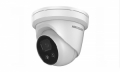 TURRET IP Hikvision 4MP, Ottica Fissa 2.8mm PoE,  ACUSENSE